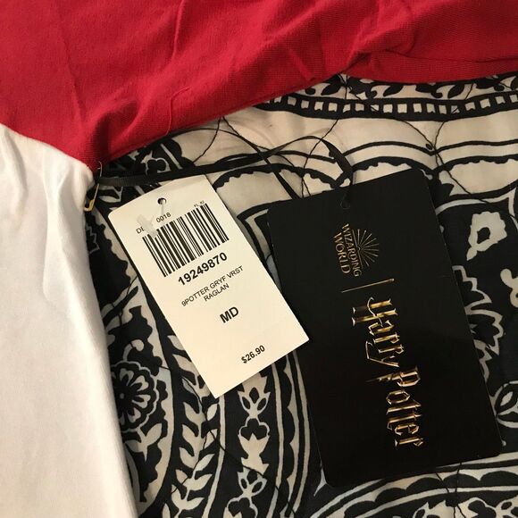 Harry Potter Gryffindor Bravery 3/4 Sleeve Baseball Tee - Picture 6 of 10